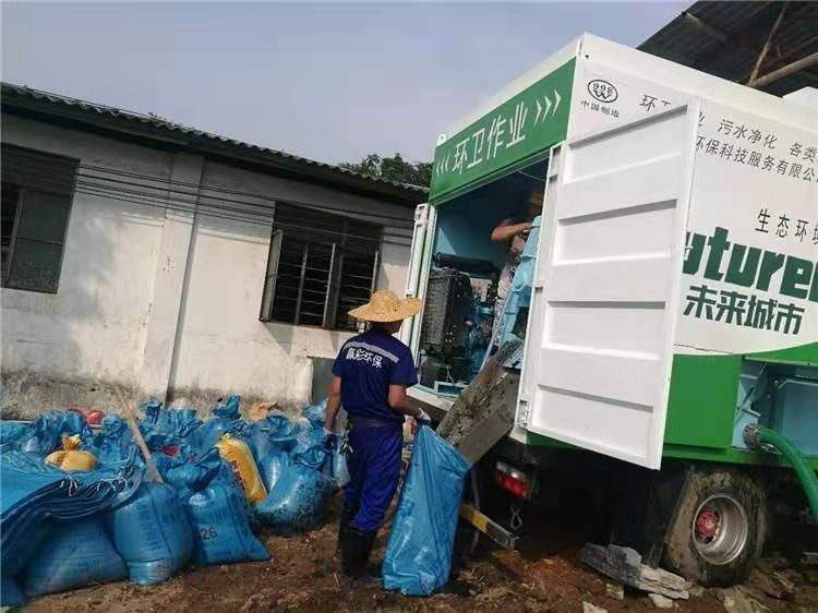 习水工业污泥压干处理